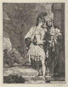 Eneas y de Sibille van Cumae