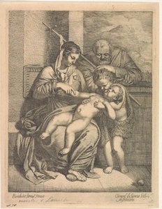 La Sagrada Familia con Juan el Bautista de Gerard de Lairesse