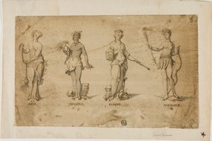 Cuatro continentes de Gerard de Lairesse