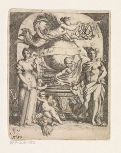 Mercurio y el arte de tejer de Gerard de Lairesse
