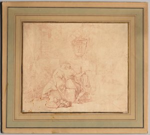 The Kiss of Peace and Justice de Gerard de Lairesse