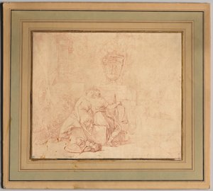 El beso de la paz y la justicia, después de 1654 de Gerard de Lairesse