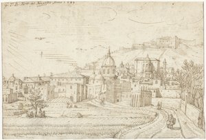 Vista de Nápoles y Vomero de Gerard ter Borch