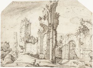 Ruinas de las Termas de Caracalla de Gerard ter Borch