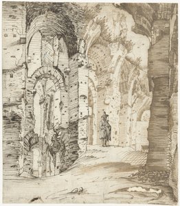 Ruinas de las subestructuras del palacio de Septimius Severus, Roma