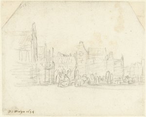 Grote Markt en Haarlem de Gerard ter Borch (II)