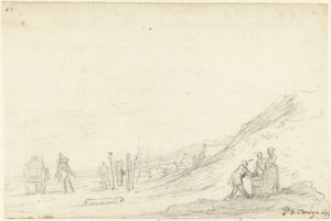 paisaje de playa de Gerard ter Borch (II)