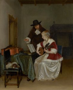 La lección de música de Gerard ter Borch