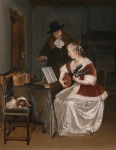 La lección de música de Gerard ter Borch