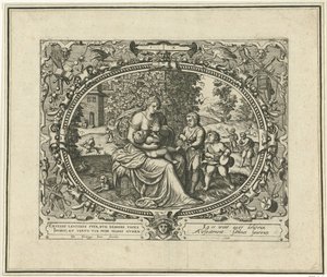 Hombre a la edad de diez Diez edades del hombre (título de la serie) de Gerard van Groeningen