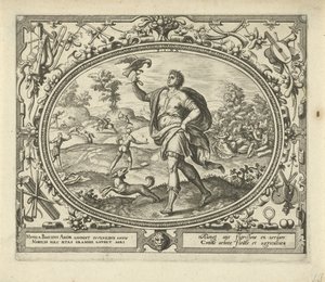Hombre a la edad de veinte Diez edades del hombre (título de la serie) de Gerard van Groeningen