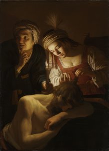 Sansón y Dalila de Gerard van Honthorst