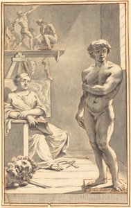Alegoría de la escultura de Gerard van Houten