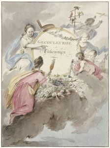 Portada del libro de arte con dibujos en color (título en el objeto)