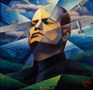 Duce, por Gerardo Dottori de Gerardo Dottori