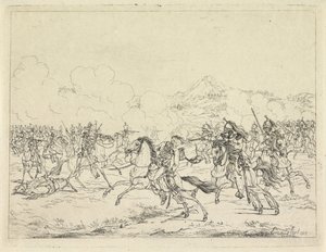 Muerte de Federico Guillermo de Brunswijk, 1815 de Gerardus Emaus de Micault