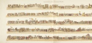 Procesión histórica, celebrada en Róterdam el 21 de mayo de 1874 (título sobre el objeto)