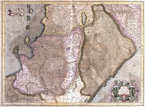 Abruzzo y Campania, Italia de Gerardus Mercator