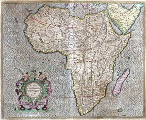 África de Gerardus Mercator