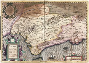 Andalucía, España de Gerardus Mercator