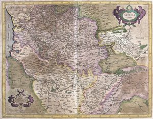 Artois, Francia (grabado) de Gerardus Mercator