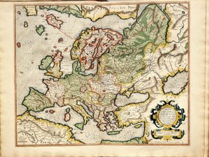 Atlas sive Cosmographicae Meditationes de Fabrica Mundi et Fabricati Fugura Europe: Livonia, Rusia