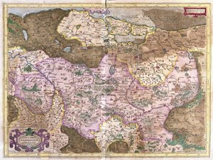 Brandeburgo y Berlín, Alemania (grabado) de Gerardus Mercator
