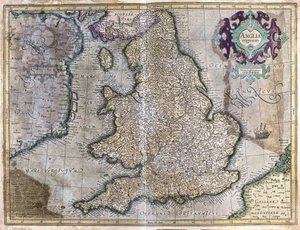 Inglaterra de Gerardus Mercator