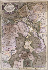 Holanda y Brabante, Bélgica de Gerardus Mercator