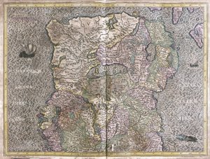 Irlanda de Gerardus Mercator