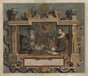 El Atlas o Meditaciones Cosmográficas de la Formación del Mundo y Figura de Iceluy. Iniciado en latín por el muy erudito Gerard Mercator, completado por Jodocus Hondius de Gerardus Mercator