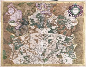 Lorena, Francia de Gerardus Mercator