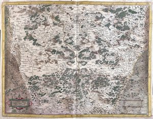 Lorena, Francia (grabado) de Gerardus Mercator