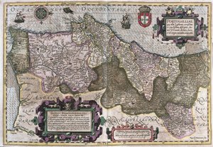 Portugal (grabado) de Gerardus Mercator