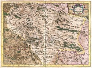 Estiria, Austria (grabado) de Gerardus Mercator