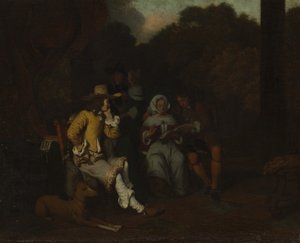 Una fiesta musical, principios de 1650