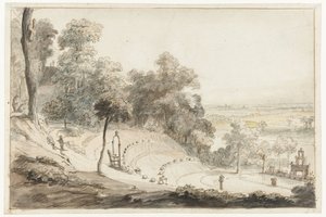 El anfiteatro de Springenberg en Cleves de Gerbrand van den Eeckhout