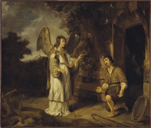 El ángel y Gedeón de Gerbrand van den Eeckhout