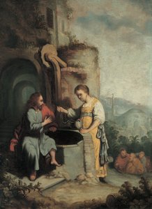 Cristo y la mujer de Samaria de Gerbrandt van den Eeckhout