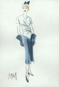 Moda femenina 1931, Falda y blusa de Gerd Hartung