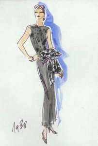 Moda femenina 1938, vestido de noche / Gerd Hartung de Gerd Hartung