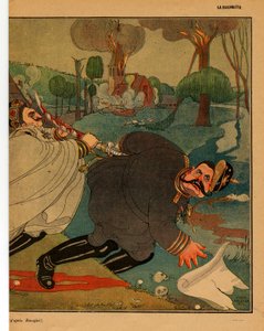 La Baionnette, Satírico en colores de Gerda Marie Frederike Wegener