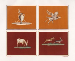 Figuras decorativas de la Casa de los Epigramas, Regio V, Ínsula 1 de Geremia Discanno