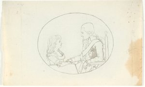 Príncipe heredero Frederik con el príncipe heredero (Chr. VIII)