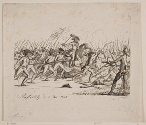 Valiente resistencia de la Guardia Rusa de Gerhard Ludvig Lahde