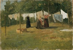 Secado de ropa de Gerhard Peter Frantz Vilhelm Munthe