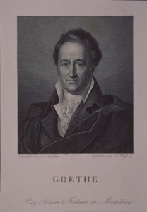 Retrato del autor Johann Wolfgang von Goethe 1749-1832
