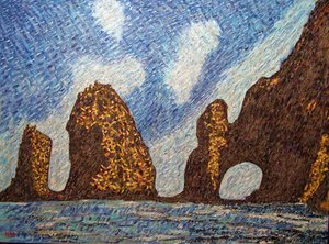 Arco de Cabo, 2018 (óleo sobre lienzo)