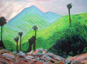 Oasis I, 2020 (óleo sobre lienzo)