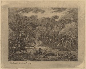 Explosión de una Granada de Gerhardus Emaus de Micault